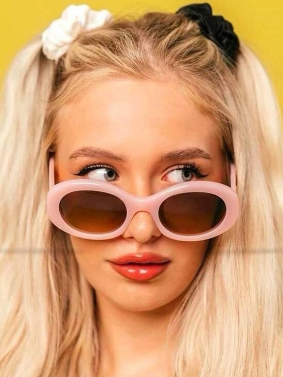 Celine Pink Sunglasses with Gold Detail main image 8